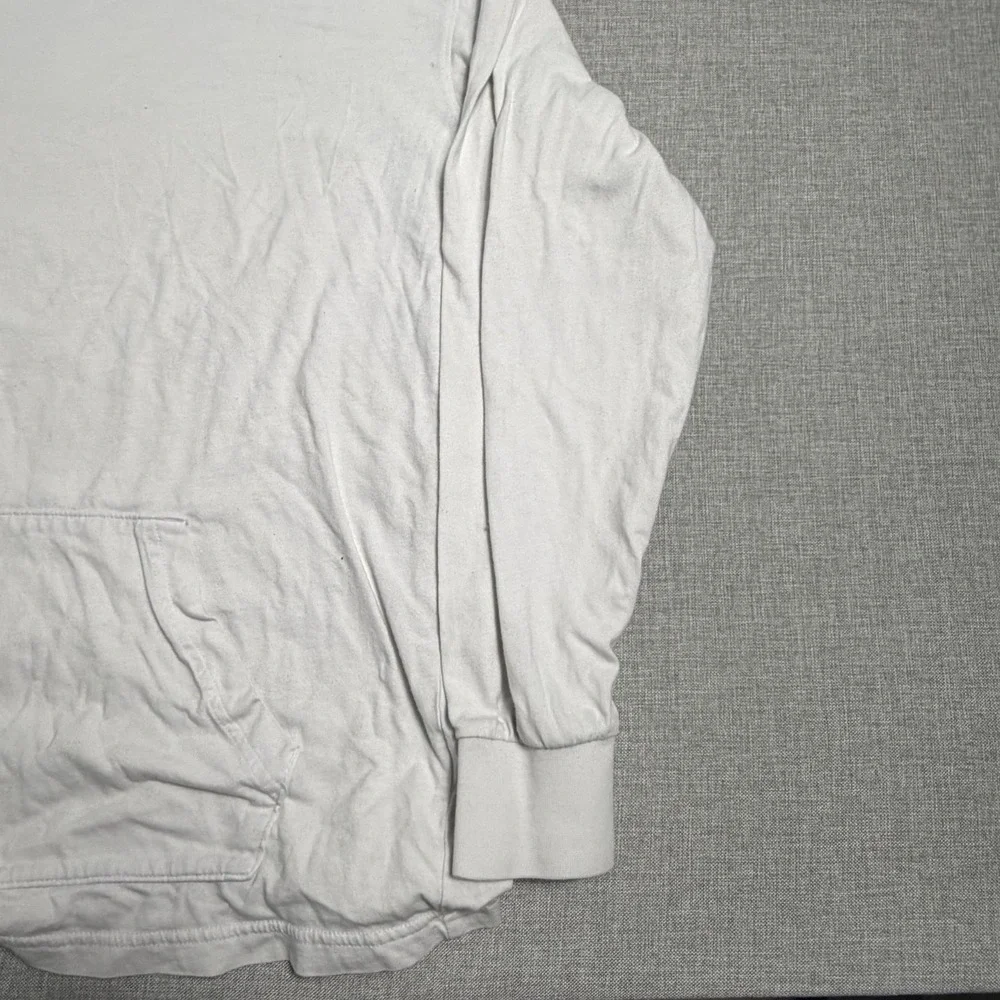 Nike Jordan Hoodie Mens‎ M White Pullover Hooded Lightweight Pockets Embroidered